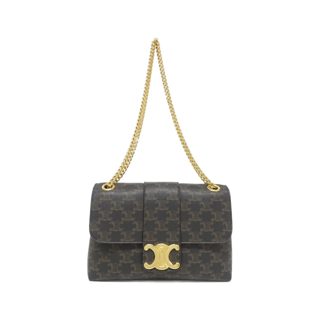 CELINE 115852FRH Shoulder Canvas