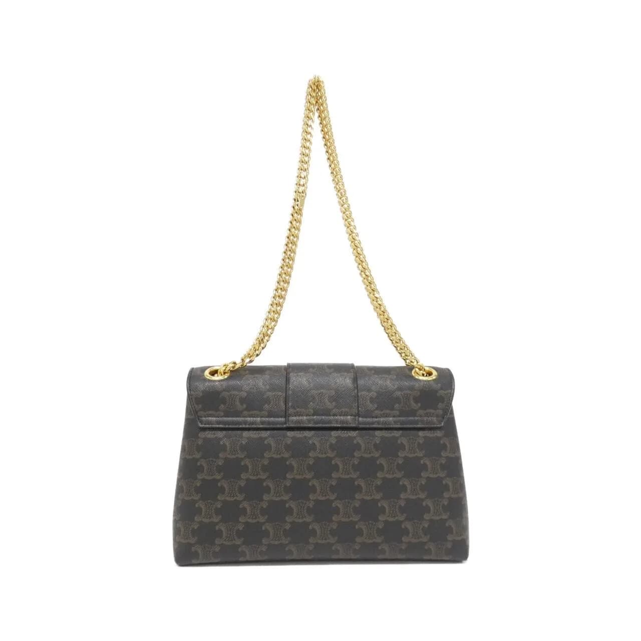CELINE 115852FRH Shoulder Canvas