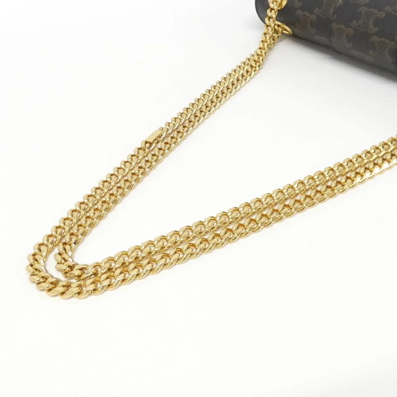 CELINE 115852FRH Shoulder Canvas