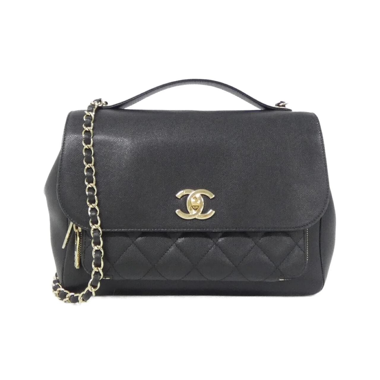 CHANEL 93608 Handbag Grained Calfskin