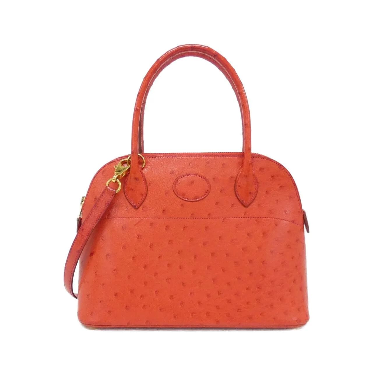 HERMES Bolide 017840CC Handbag Ostrich