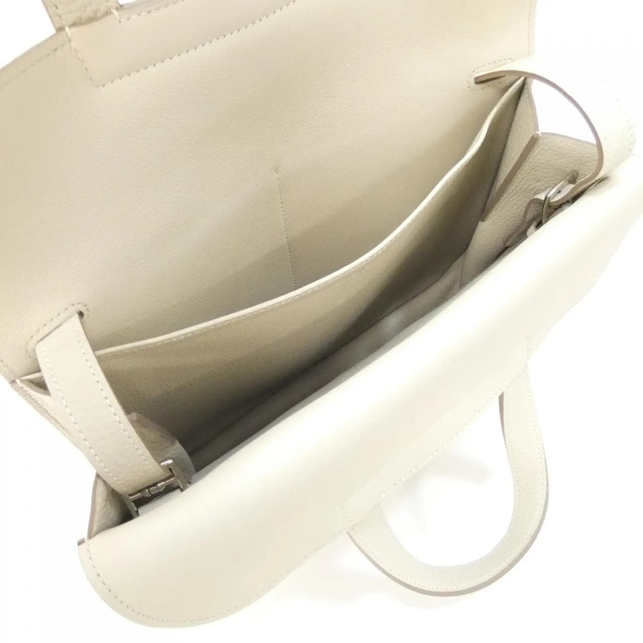 HERMES Halzan 070428CK Handbag Clemence